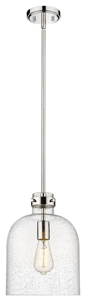 Zlite 817-9PN 1-Light Pendant, Clear Seedy
