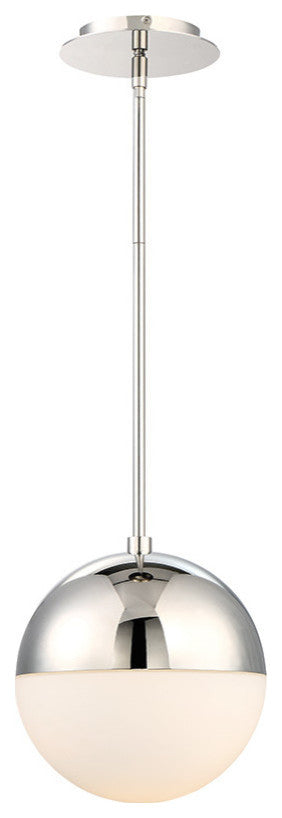 Modern Forms Punk 10" LED Pedant, Polished Nickel