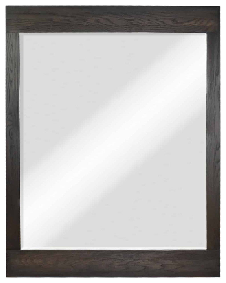 Winemaker Mirror, Charred Oak, Small