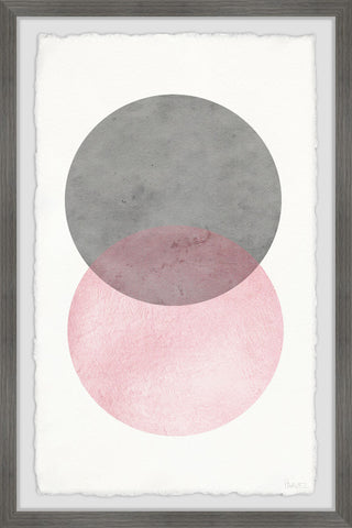 "Circle Texture" Framed Painting Print, 24"x36"