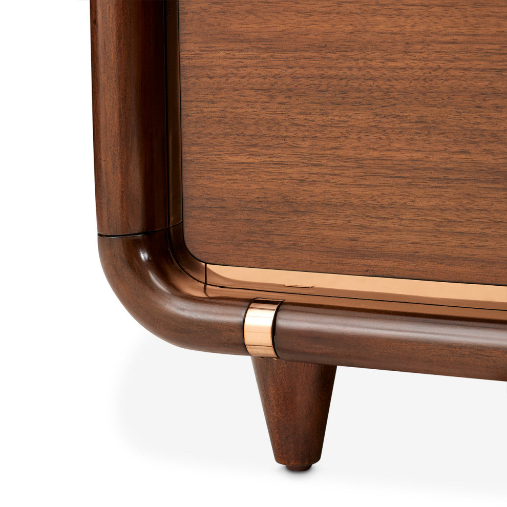 Mason Park Dresser with Mirror, Umber Brown