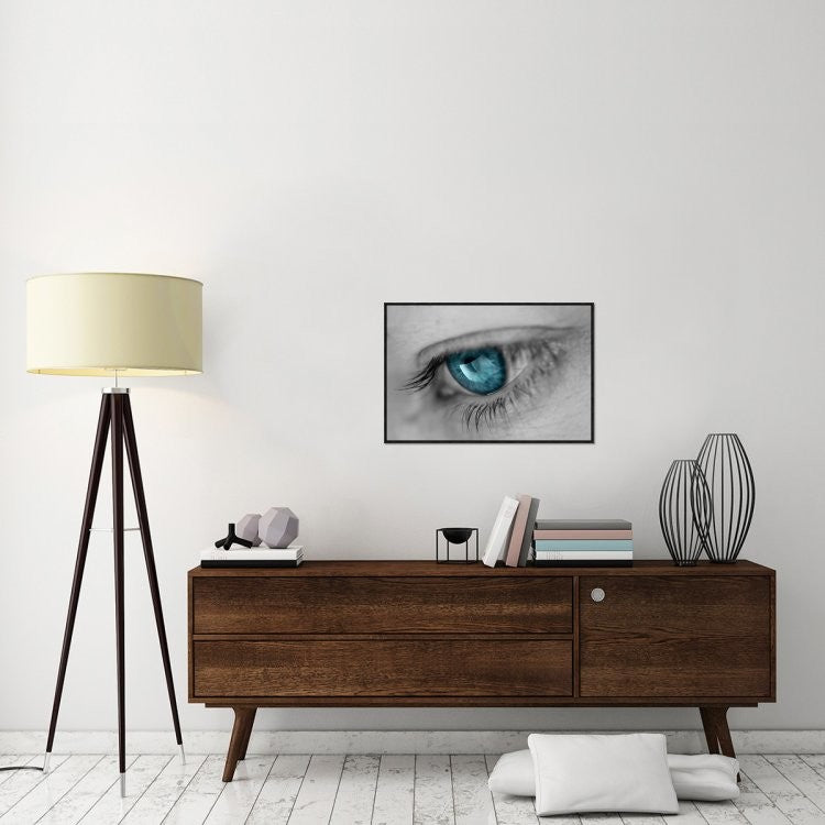 "Music In Her Eyes" Framed Canvas Giclee by Xavier Garci, 31x21"