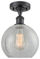 Innovations Lighting 516-1C-BK-G125-8-LED Athens 1 Light 8" Semi-Flush Mount