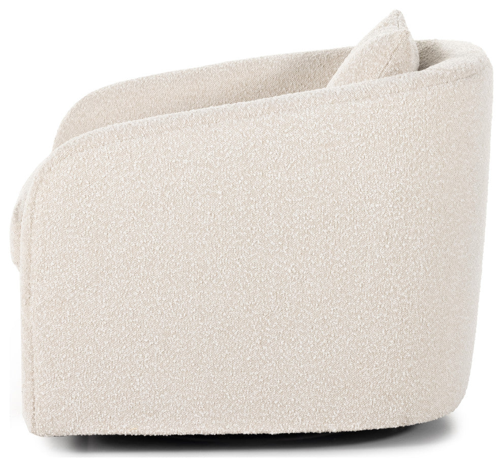 Topanga Swivel Chair-Knoll Natural