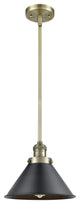 INNOVATIONS 201S-AB-M10-BK-LED 1-Light Mini Pendant Antique Brass