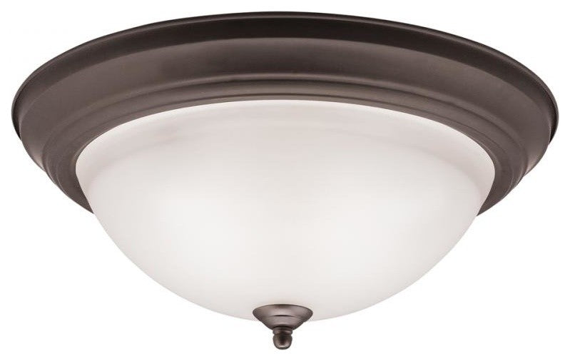 Flush Mount 3-Light, Olde Bronze