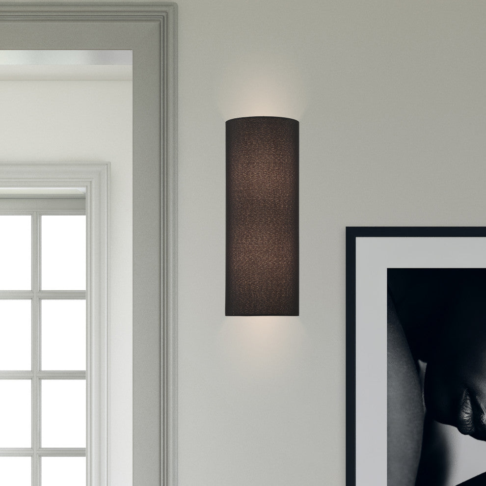 Bainbridge 2-Light Black ADA Sconce