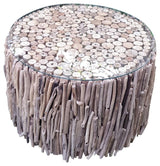 Round Driftwood Coffee Table