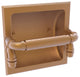 Pipeline Recessed Toilet Paper Holder, Brushed Bronze