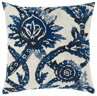 Surya Sanya Bay Pillow Shell With Down Insert 22"H X 22"W Navy