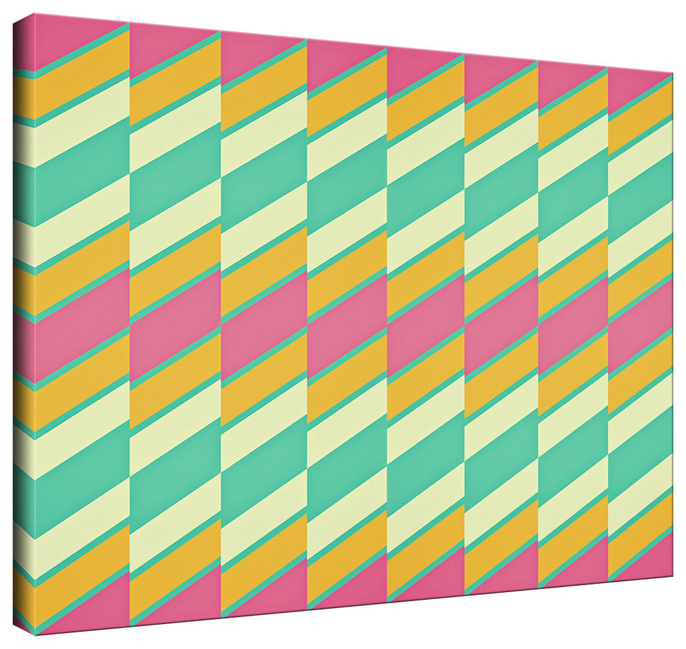 Geometric Study XVII Canvas Wall Art, Single Panel