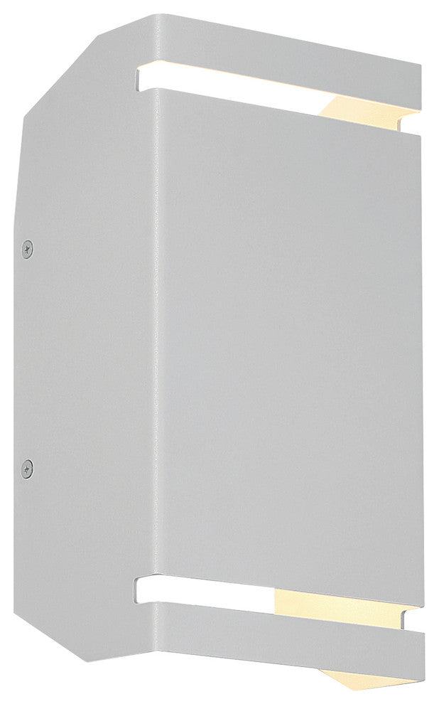 La Vida Bi-Directional Tall Outdoor LED Wall Mount, Satin