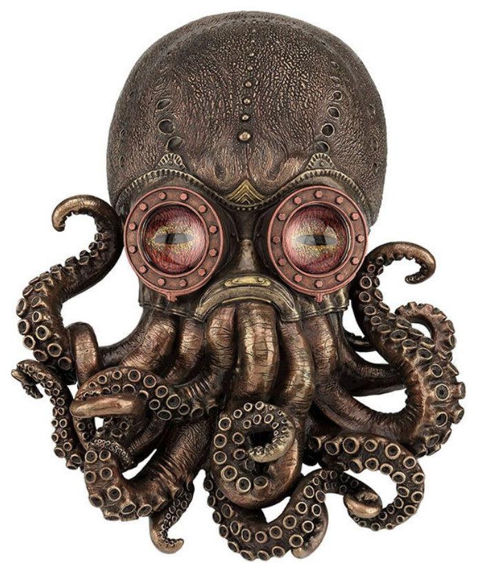 Steampunk Octopus Wall Plaque