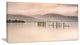 Loch Lomond Jetty and Mountains, Large Landscape Canvas Art, 32"x16"