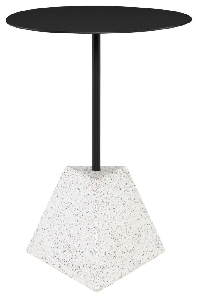 Alma Black Metal Side Table, HGMV207