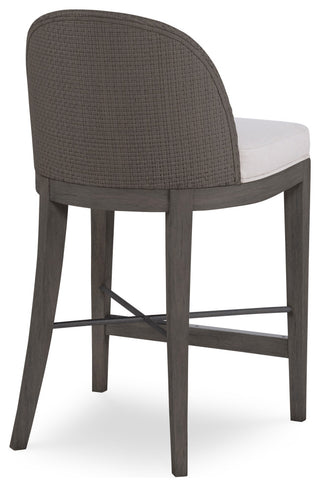 Tybee Counter Stool, Mink/Flax