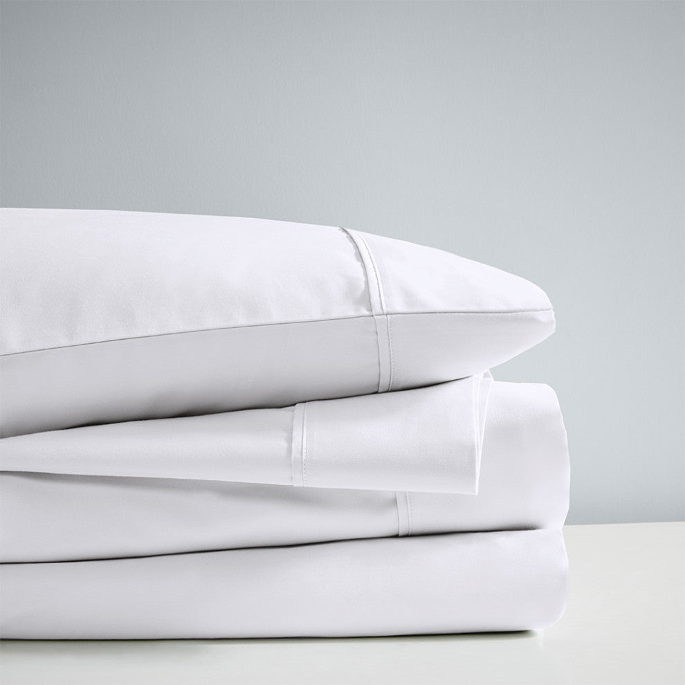 Beautyrest 1000 Thread Count Thermal Management Sheet Set, White, Cal King