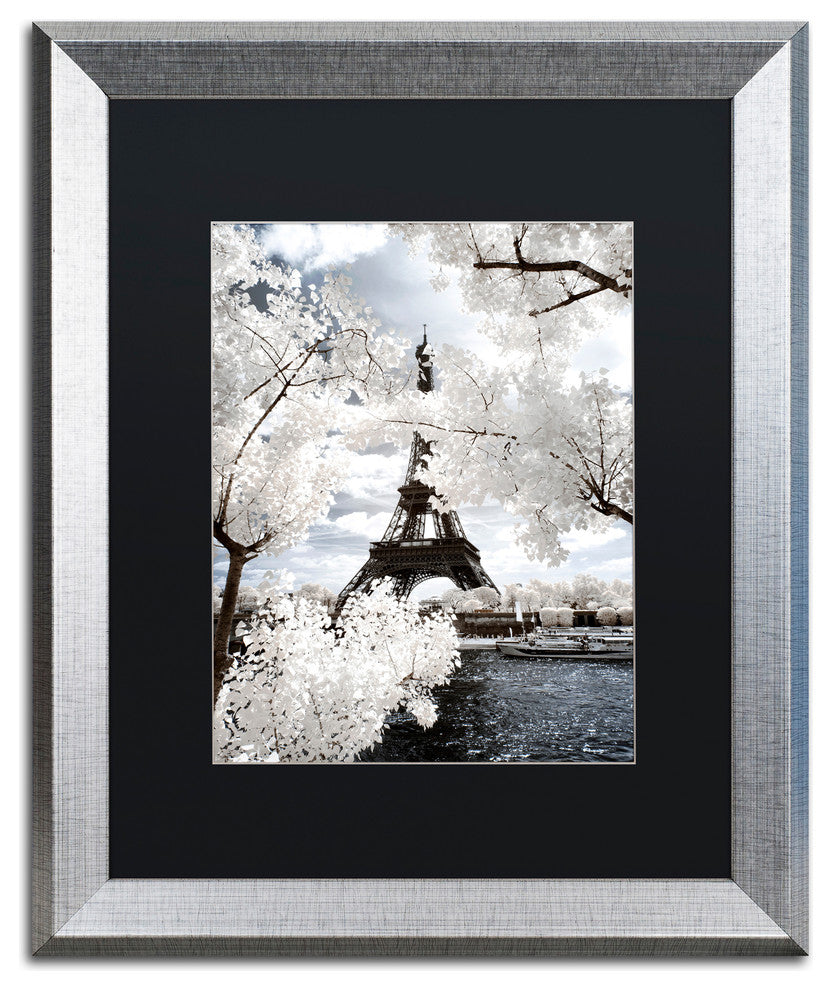 Philippe Hugonnard 'Another Look at Paris IV', Silver Frame, Black Mat, 20x16