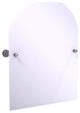 Carolina Crystal Frameless Arch Top Tilt Mirror, Beveled Edge, Matte Gray