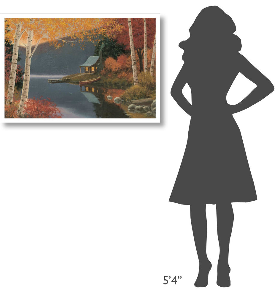 "Quiet Evening I" Digital Paper Print by James Wiens, 38"x26"