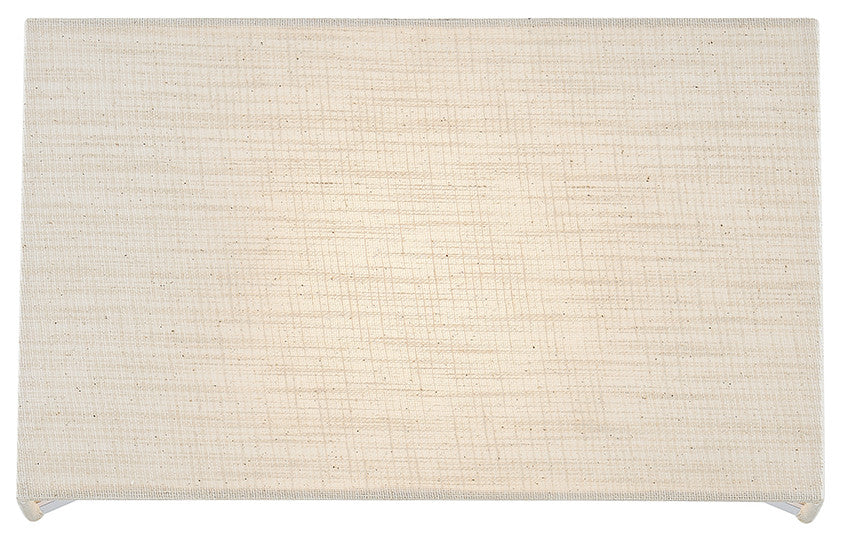 ADA 12-inch Rectangle Fabric Wall Sconce