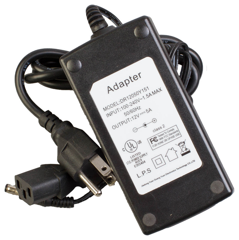 UL listed 12v 5A 60w Class 2 Power supply Driver