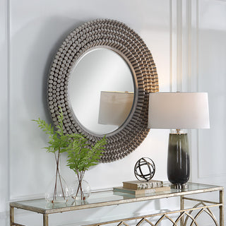 Uttermost 09873 Portside Round Gray Mirror