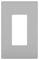 Screwless Wall Plate 1-Gang, Gray