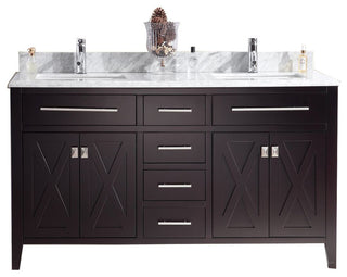 Wimbledon Vanity, Brown, 60"