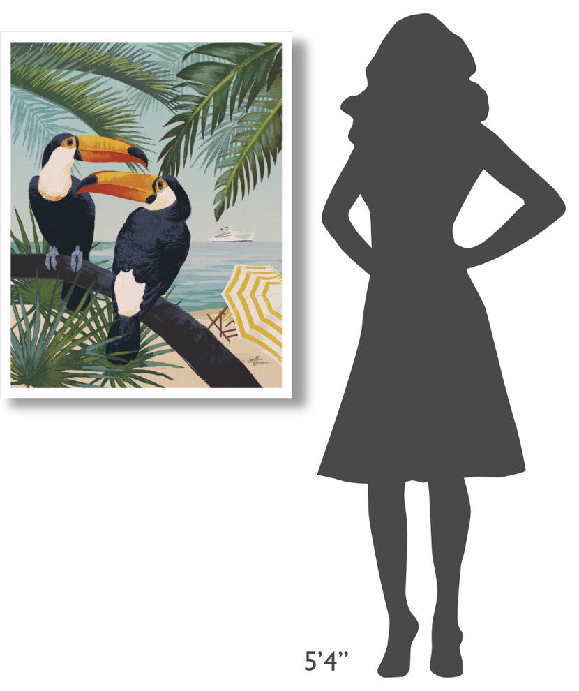 "Welcome to Paradise VII" Digital Paper Print by Janelle Penner, 30"x37"