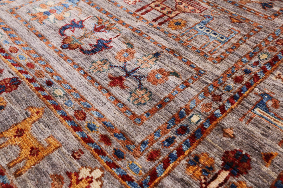 2' 8" X 9' 10" Runner Tribal Persian Gabbeh Hand Knotted Rug Q5720