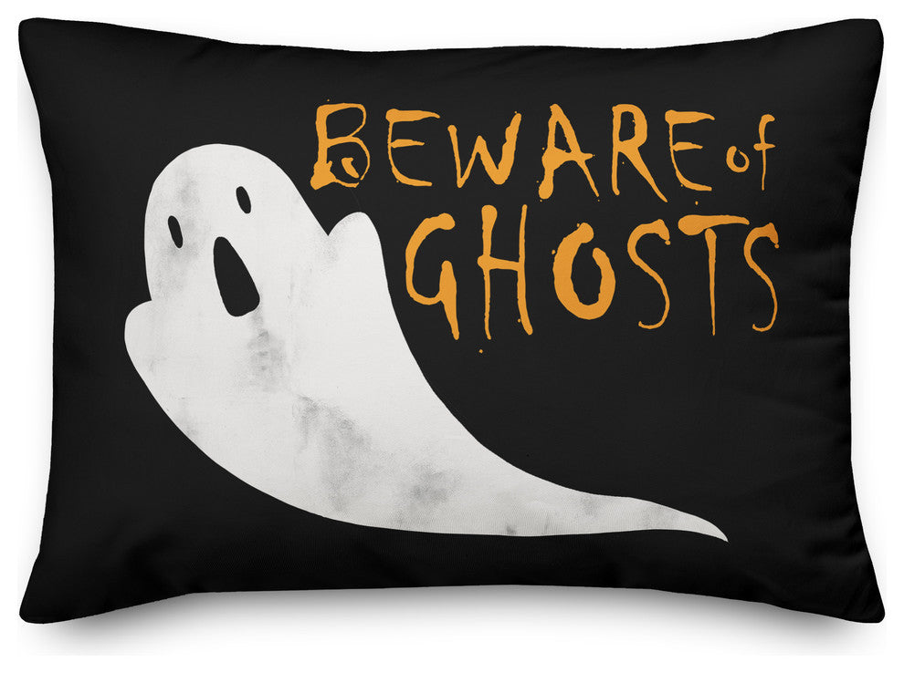 Beware Of Ghosts 14"x20" Lumbar Pillow