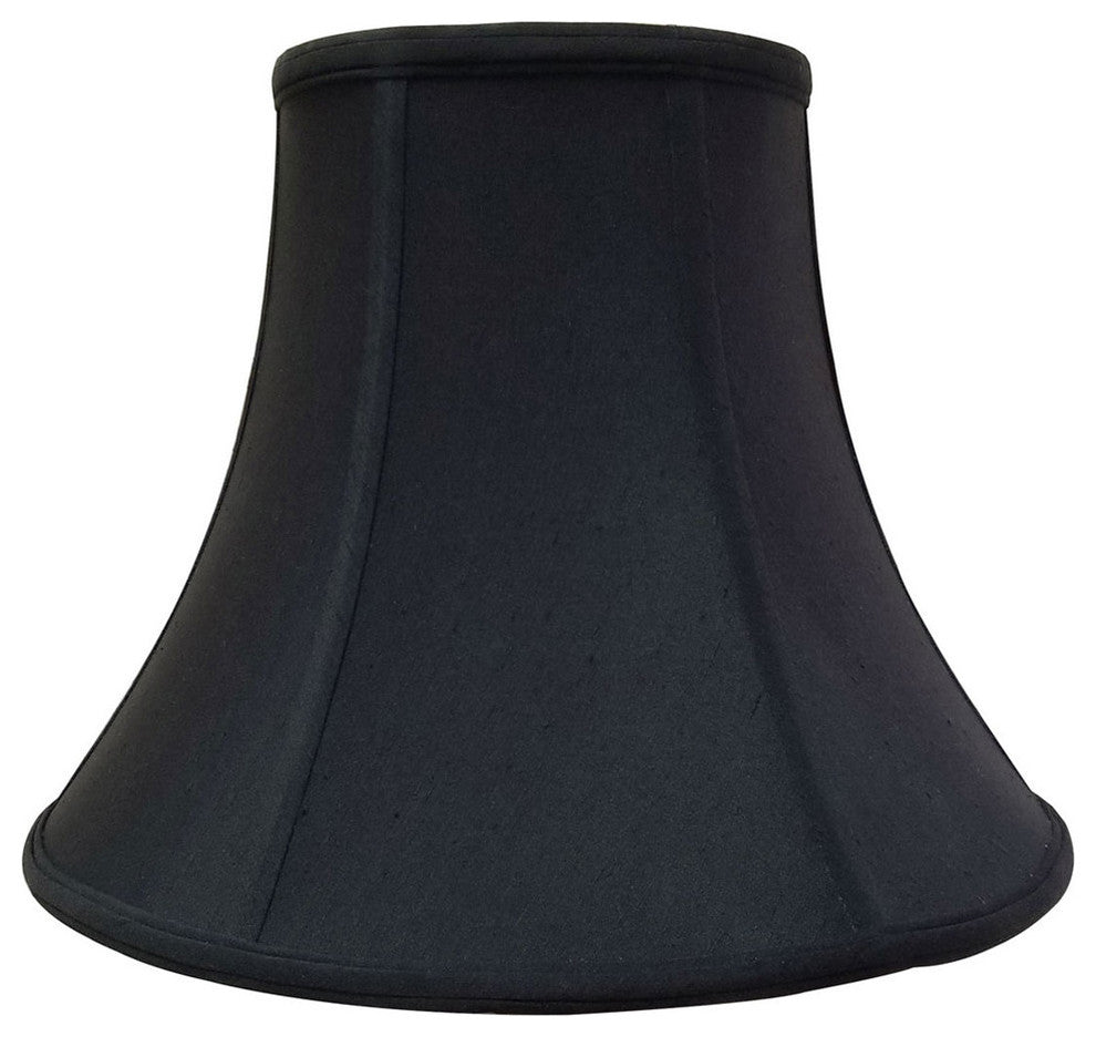 Royal Designs True Bell Lamp Shade, Black, 7"