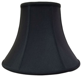 Royal Designs True Bell Lamp Shade, Black, 7"