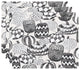Pumpkins Galore 18"x14" Cream Halloween Print Placemat, Set of 4