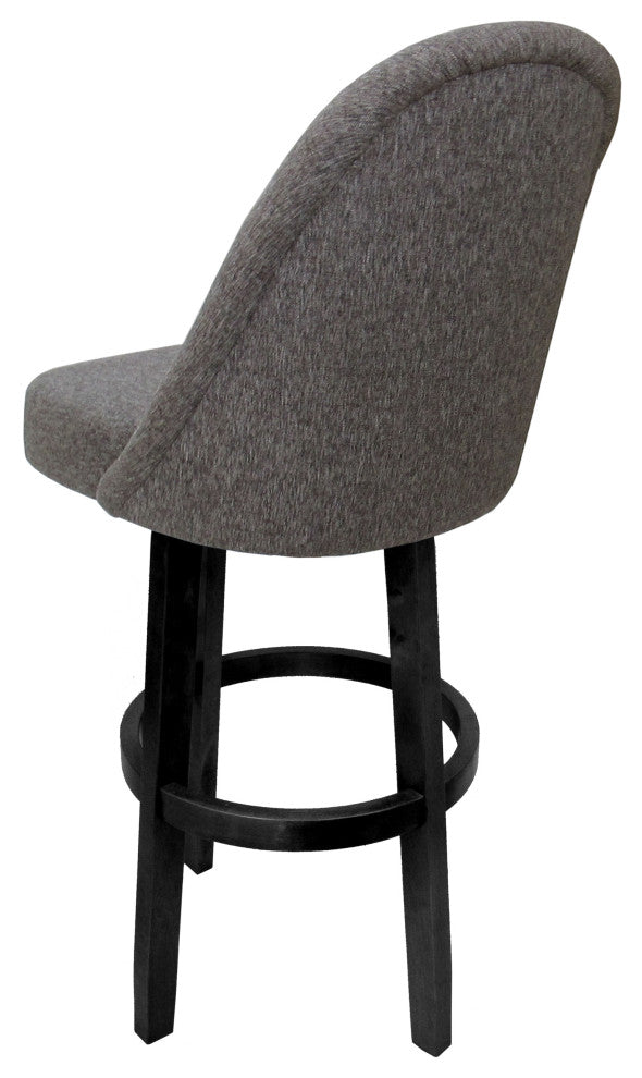 Swivel Counter 26" 30" Extra Tall 34" Wood Bar Stool M-235 Vivian Base, Grey