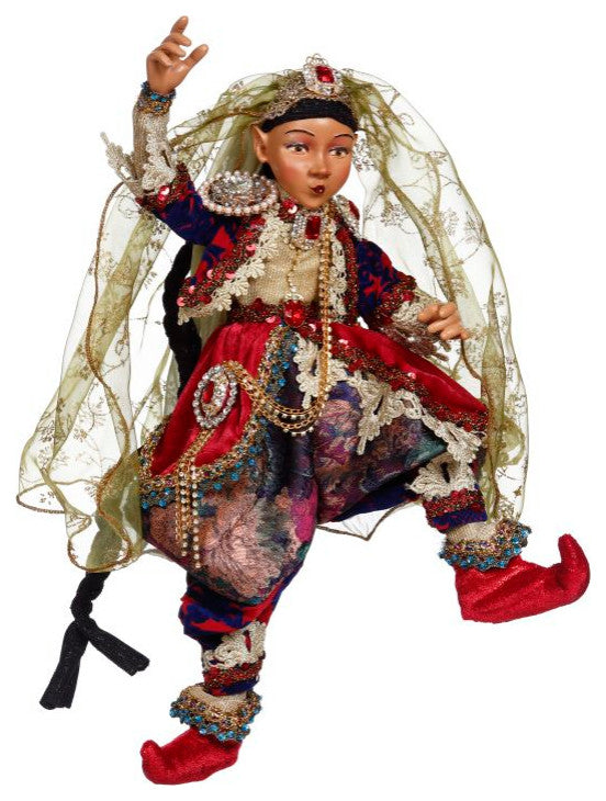 INDIAN NORTHPOLE GIRL ELF,MED17.5inches