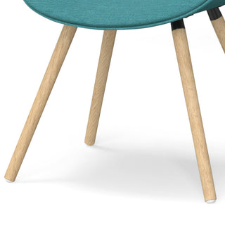 Malden Bentwood Dining Chair with Light Wood