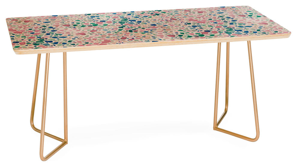 Deny Designs Jacqueline Maldonado Magic Terrazzo Pink Coffee Table
