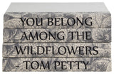 4 Piece Tom Petty Wildflowers Quote Decorative Book Set