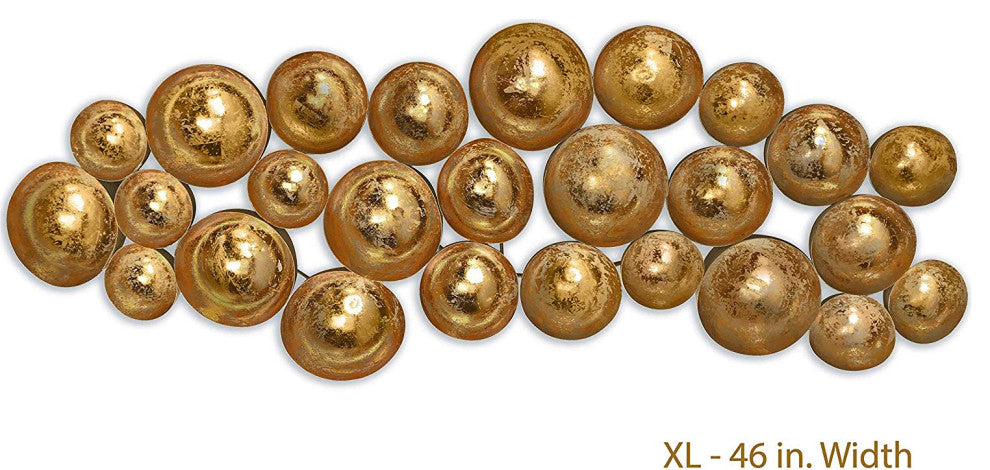 Modern Gold Abstract Metal Wall Art For Wall Decorations