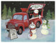 "Christmas on Wheels IV" Digital Paper Print by Mary Urban, 18"x14"