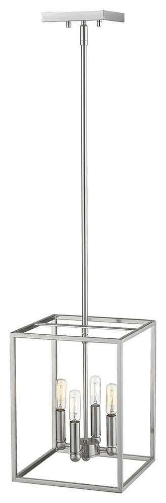 Cobar 4-Light Satin Nickel Pendant
