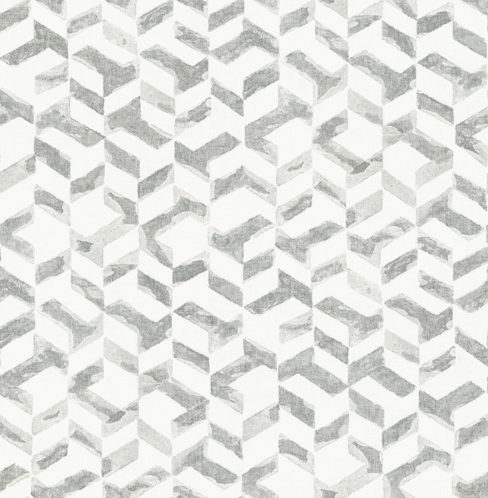 Instep Platinum Abstract Geometric Wallpaper Bolt