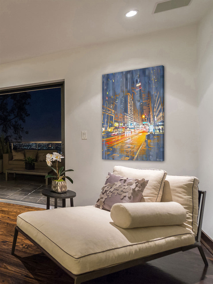 "City Lights" Print on Canvas, 30"x45"