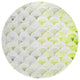 Indoor/Outdoor Seabreeze SZ5 Lime-In Machine Washable 8' x 8' Round Rug