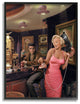 Stupell Industries Coffee Shop Phone Call Vintage Hollywood Movie Star, 16 x 20