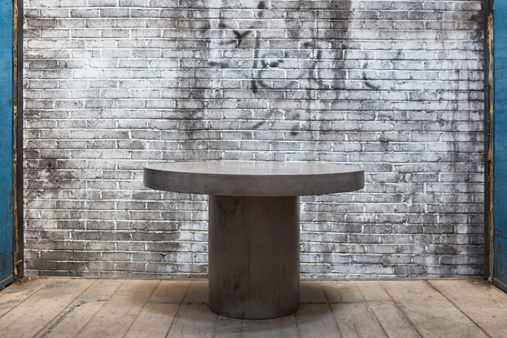 47.25" Dia. Circa Dark Grey Dining Table