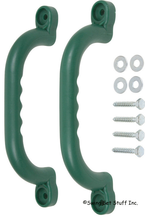 Playground Handles, Set of 2, 10", Green