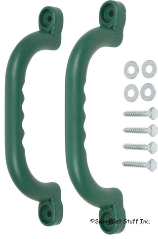 Playground Handles, Set of 2, 10", Green